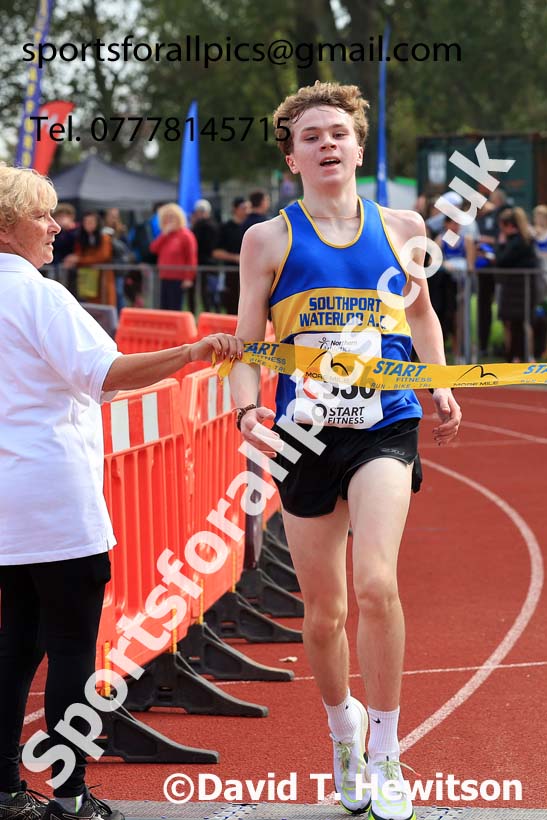 Boys Under-15s, 2024 Northern Mens 6 and Womens 4 and Youngsters Relays, Stanley Park, Blackpool.  Photo: David T. Hewitson/Sports for All Pics
